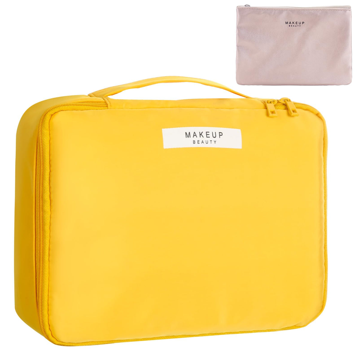 Queboom Travel Makeup Bag Cosmetic Bag Toiletry Bag for Women & Men, Green