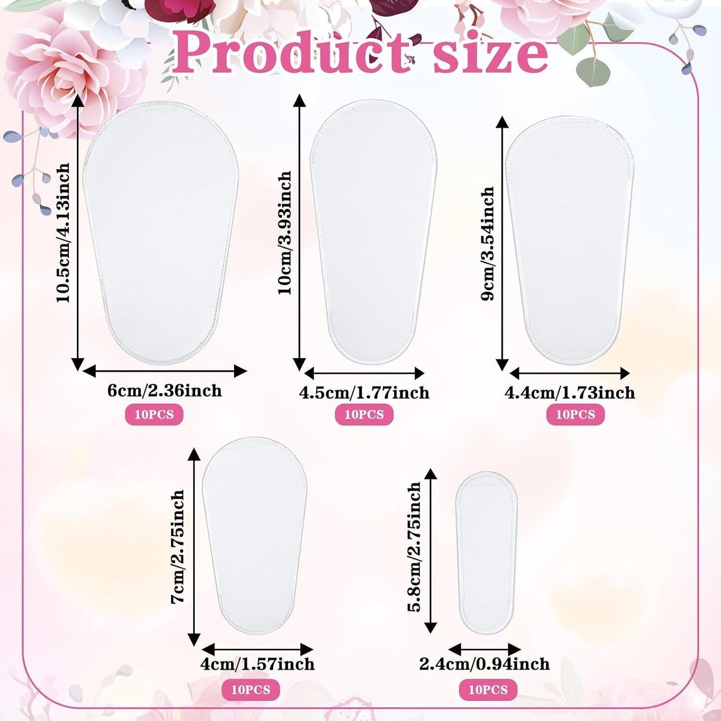Amabro 50Pcs Makeup Brush Covers Clear Waterproof Dustproof Brush Protector