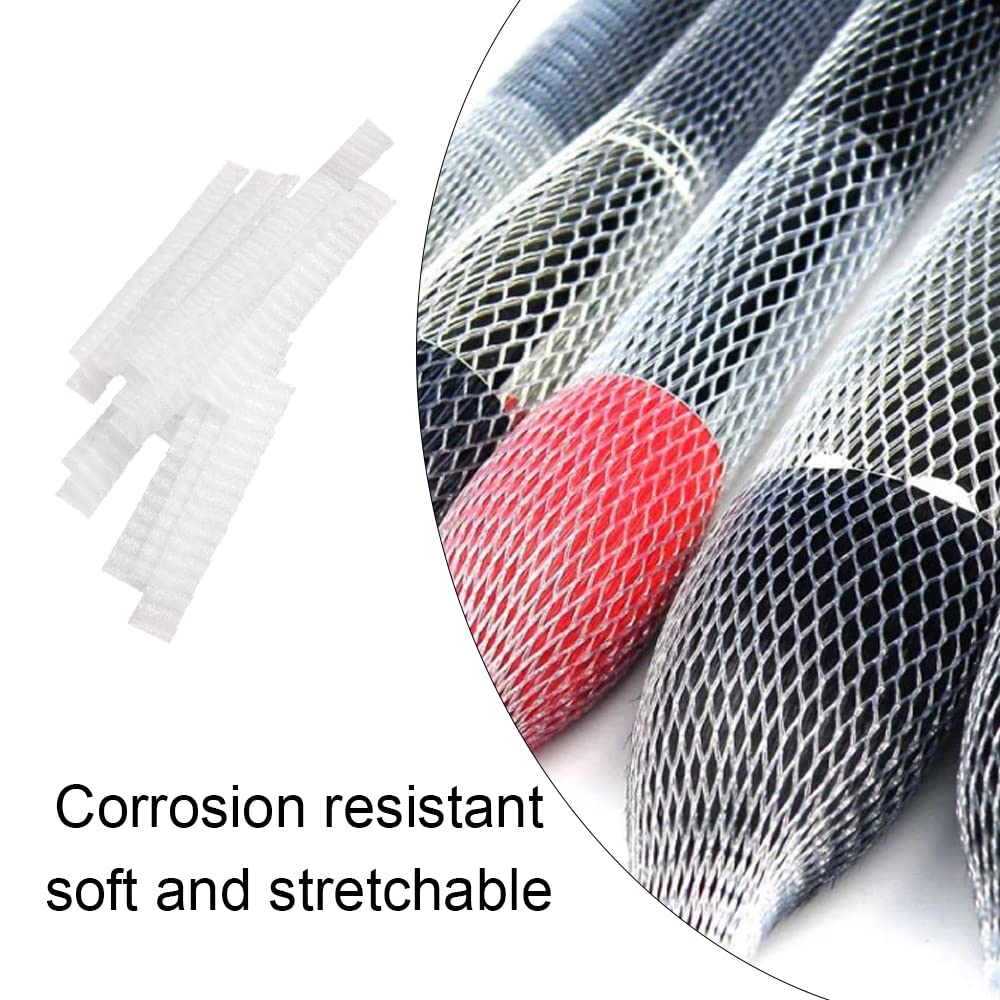 Makeup Brush Covers 100 Pcs - Expandable Reusable Mesh Protector Nets