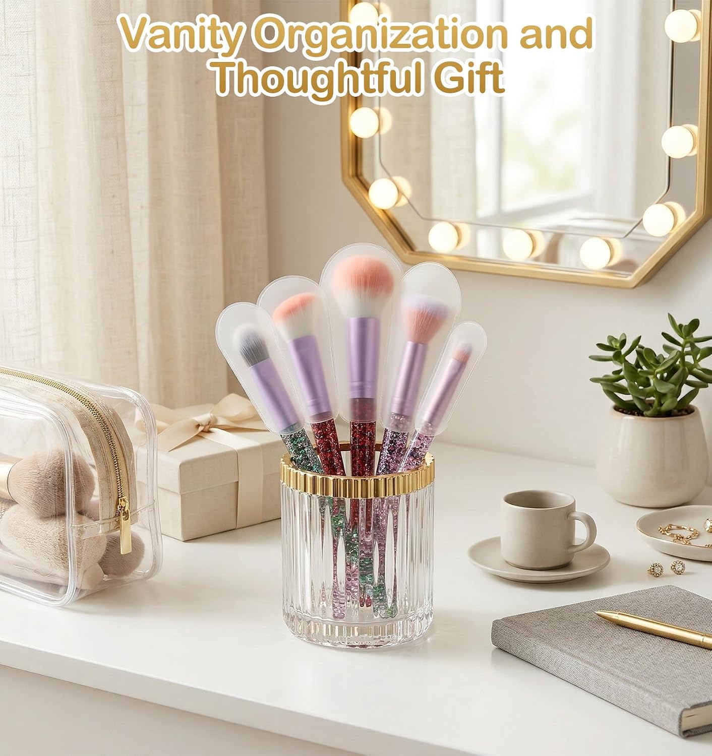 25 Pcs 5 Sizes Makeup Brush Covers, Makeup Brush Cover EVA
