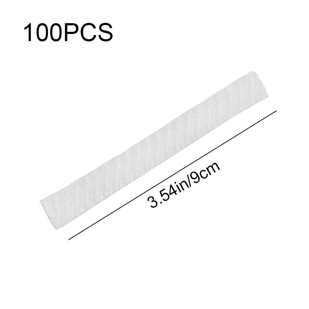 Makeup Brush Covers 100 Pcs - Expandable Reusable Mesh Protector Nets