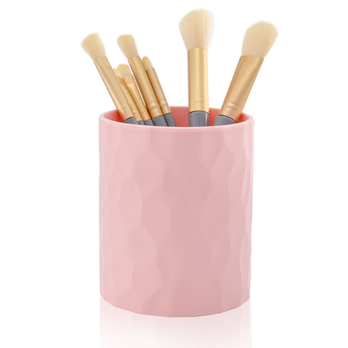 minimaliving Pen Holder,Nordic Style Silicone Waterproof Pencil Holder for Desk Simple&Modern Minimalist Makeup Organizer Multifunctional Office Supplies for Home,Kids and School(Beige)
