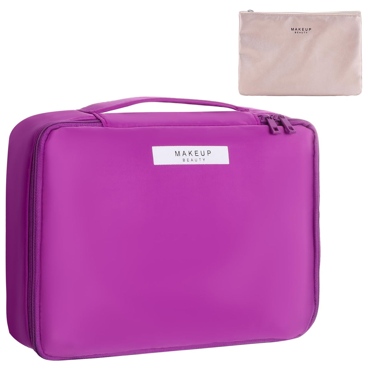 Queboom Travel Makeup Bag Cosmetic Bag Toiletry Bag for Women & Men, Green