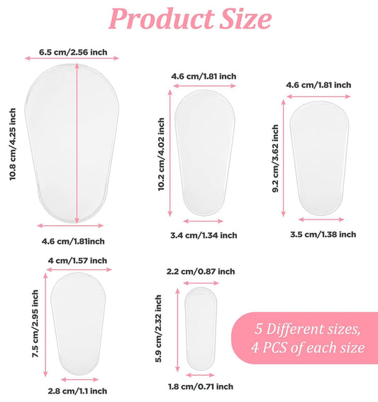 20pcs Makeup Brush Cover,Dust-Proof Durable and Lightweight