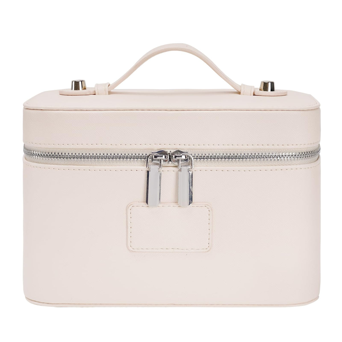 Makeup Case for Women, Leather Makeup Bag Cosmetic Case with Removable Divider, Large Capacity Waterproof Portable Travel Toiletry Make up Organizer Case
