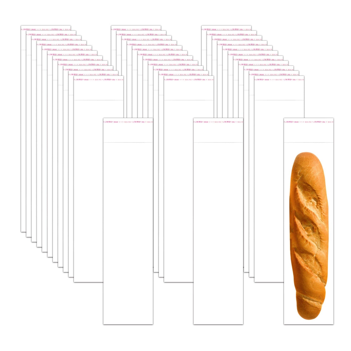 Long Self Adhesive Cellophane Bags 1x8 Clear Self Stick Cello Baggies 100pcs Skinny OPP Poly Glassine Bags 2mil for Toothbrush Pencil Necklace Candy Crafts Coffee Spoon Lip Brush Straw