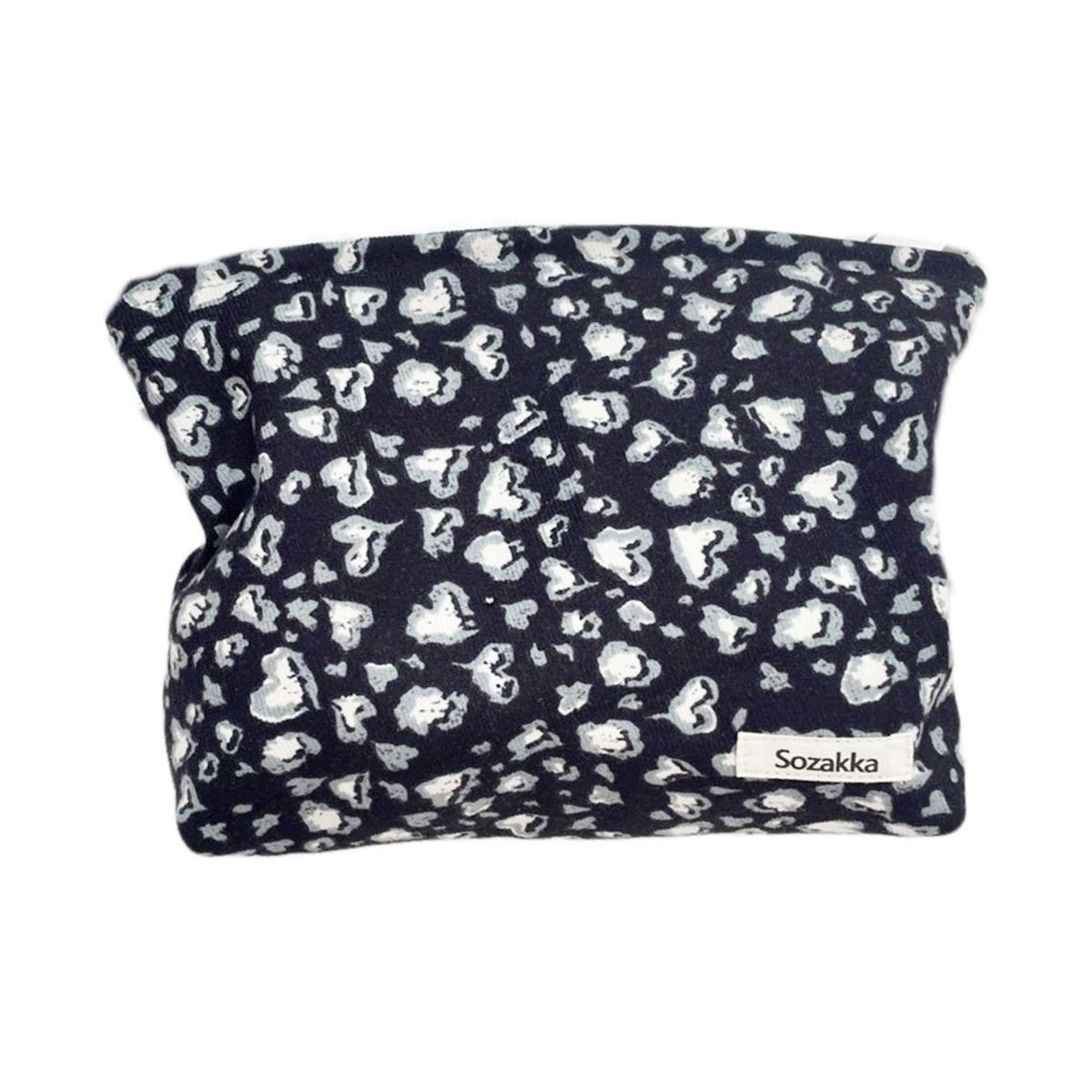 Cosmetic Bags for Women, Large Floral Makeup Bag for Purse, Dark Red Rose