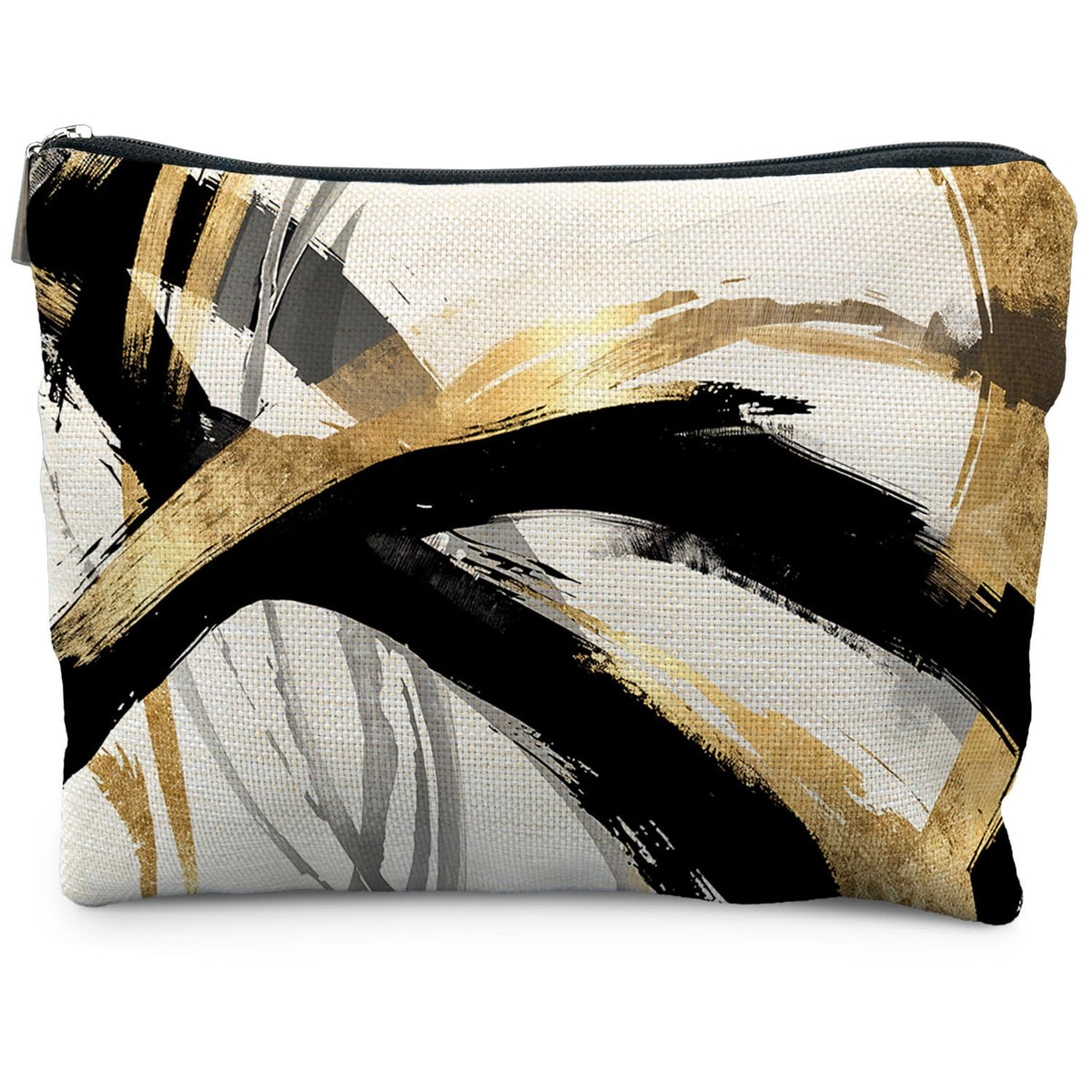 Boho Makeup Bag Gifts for Women, Sunset Leaf Aesthetic Makeup Pouch