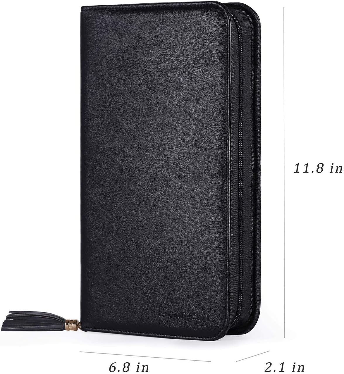 Professional Makeup Brush Organizer Bag PU Leather Travel Case