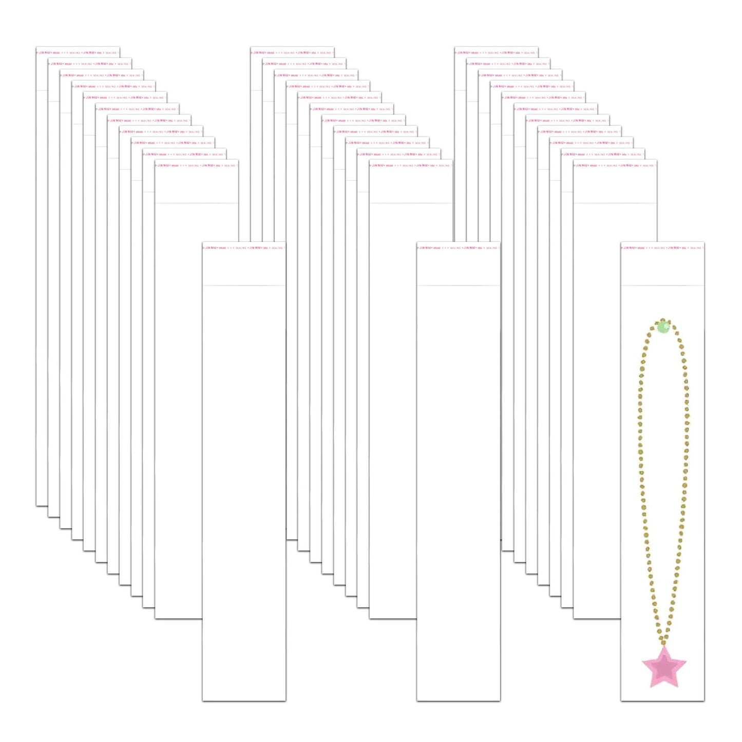 Long Self Adhesive Cellophane Bags 1x8 Clear Self Stick Cello Baggies 100pcs Skinny OPP Poly Glassine Bags 2mil for Toothbrush Pencil Necklace Candy Crafts Coffee Spoon Lip Brush Straw