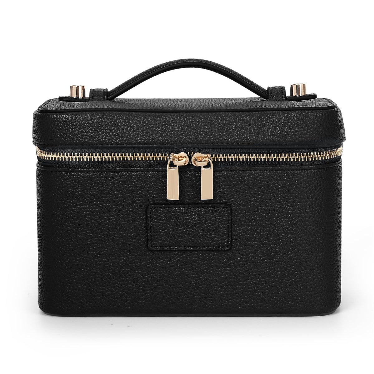 HiTotes Makeup Bag Vanity Case for Women Leather Cosmetic Bag Travel Toiletry Bags Portable Makeup Organizer Case