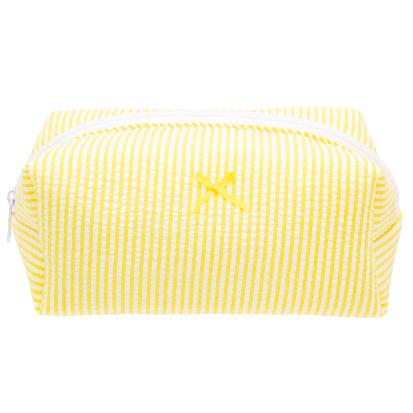 PAZIMIIK Cozy Makeup Bag for Women,Zipper Cosmetic Pouch,Stripe Blue