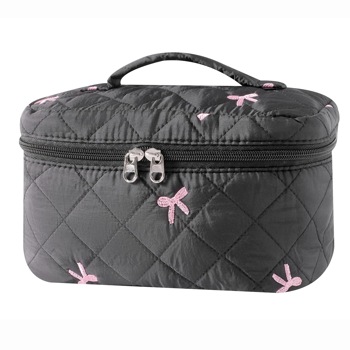 uekeboag Large Travel Quilted Makeup Bag for Women