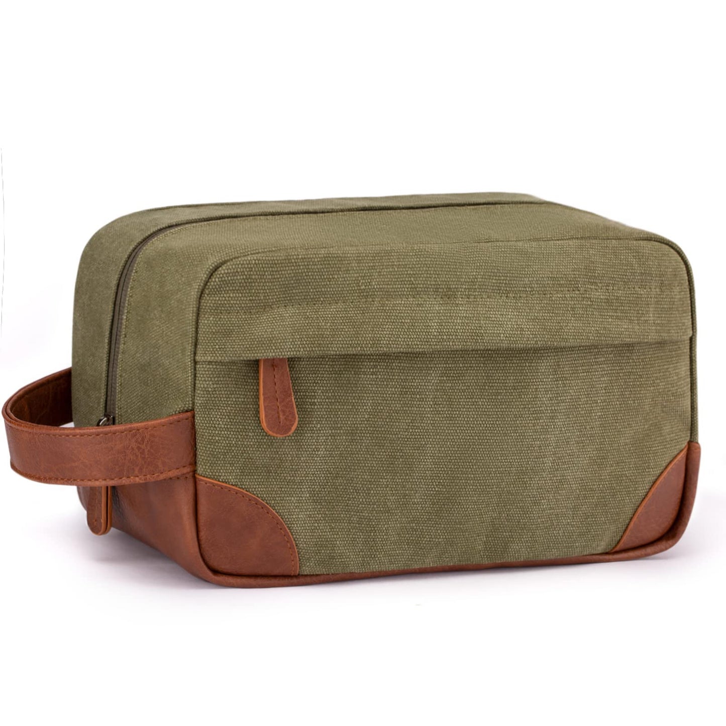Vorspack Canvas Travel Toiletry Bag for Men, Medium, Black