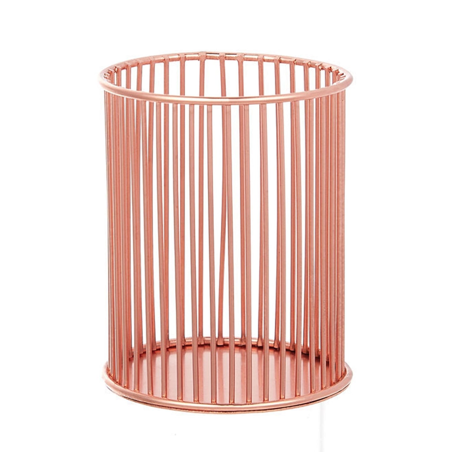 Gold Metal Pen Holder Cup for Desk Makeup Brushes Pencil Holders Home Office Organizer
