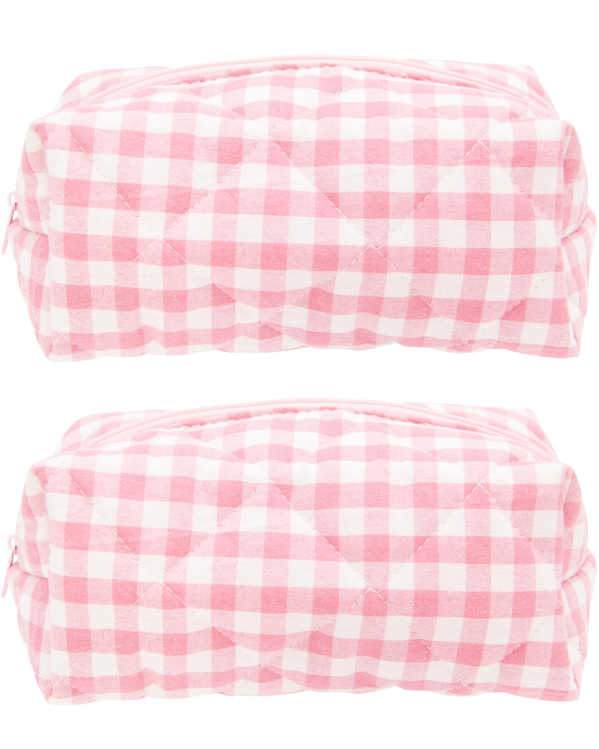 PAZIMIIK Cozy Makeup Bag for Women,Zipper Cosmetic Pouch,Stripe Blue