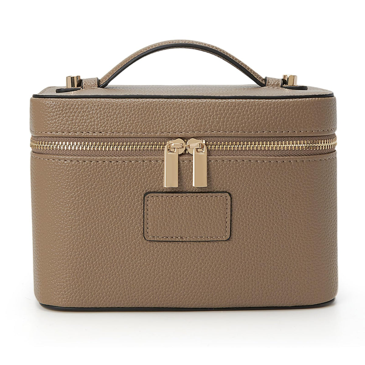 HiTotes Makeup Bag Vanity Case for Women Leather Cosmetic Bag Travel Toiletry Bags Portable Makeup Organizer Case
