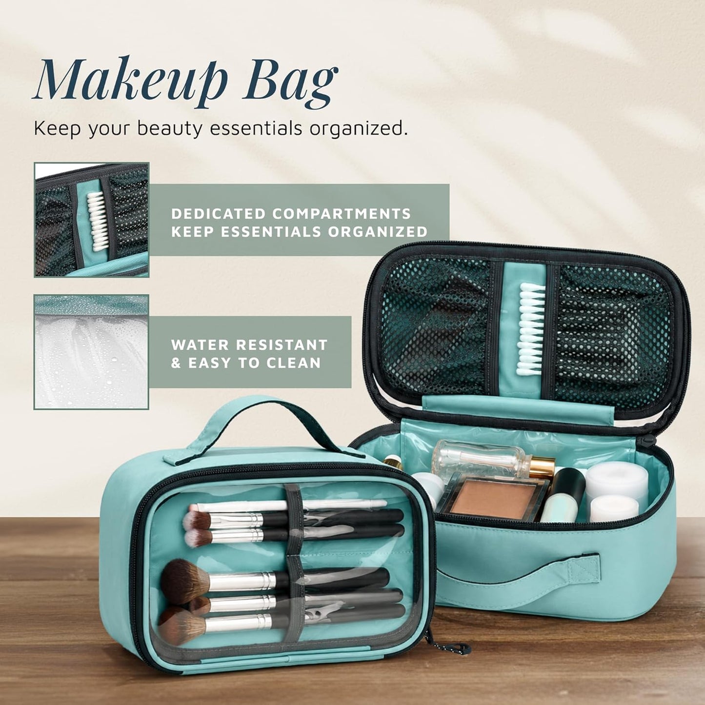 TRIPPED Travel Gear 3-Piece Travel Toiletry Bag Set