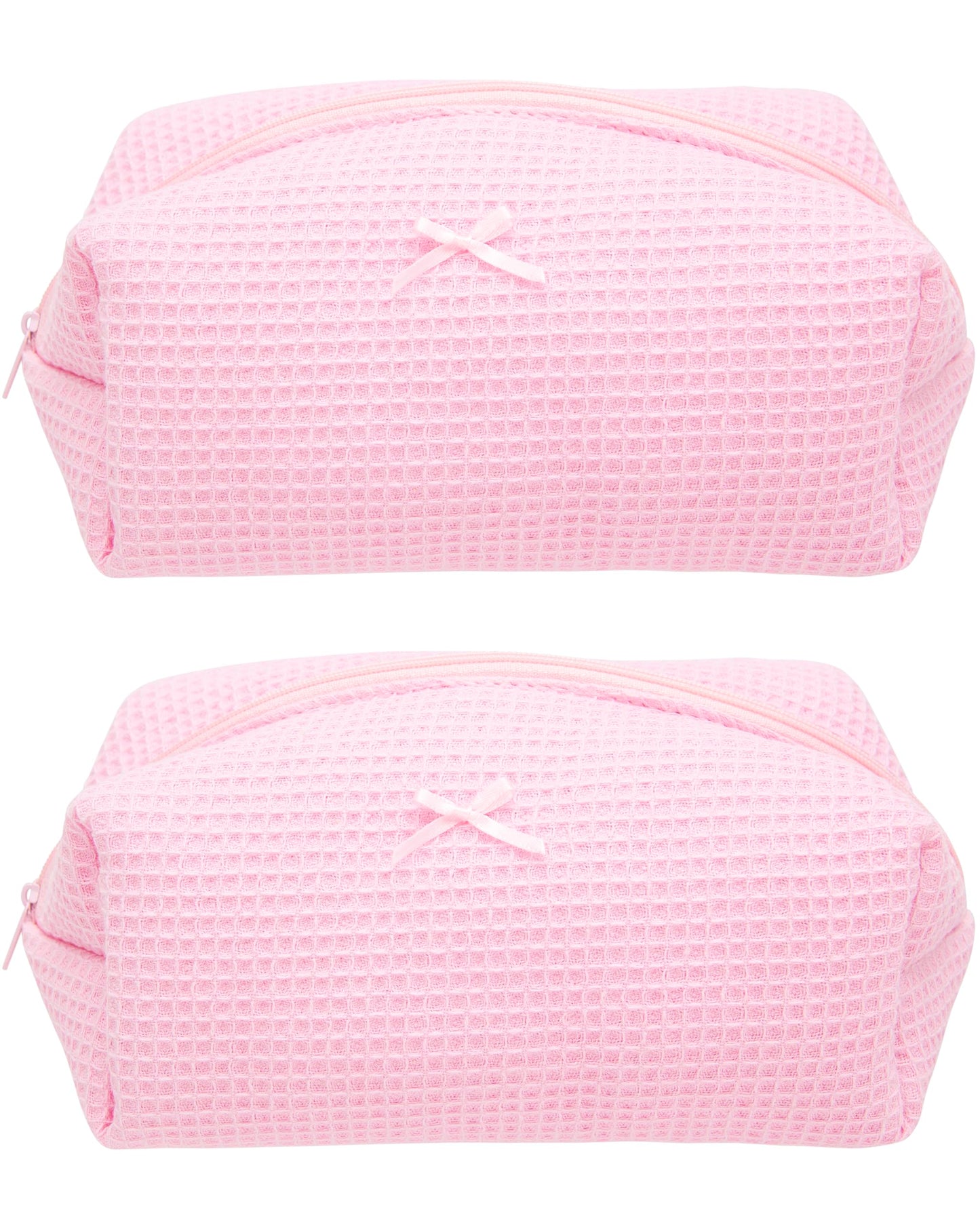 PAZIMIIK Cozy Makeup Bag for Women,Zipper Cosmetic Pouch,Stripe Blue