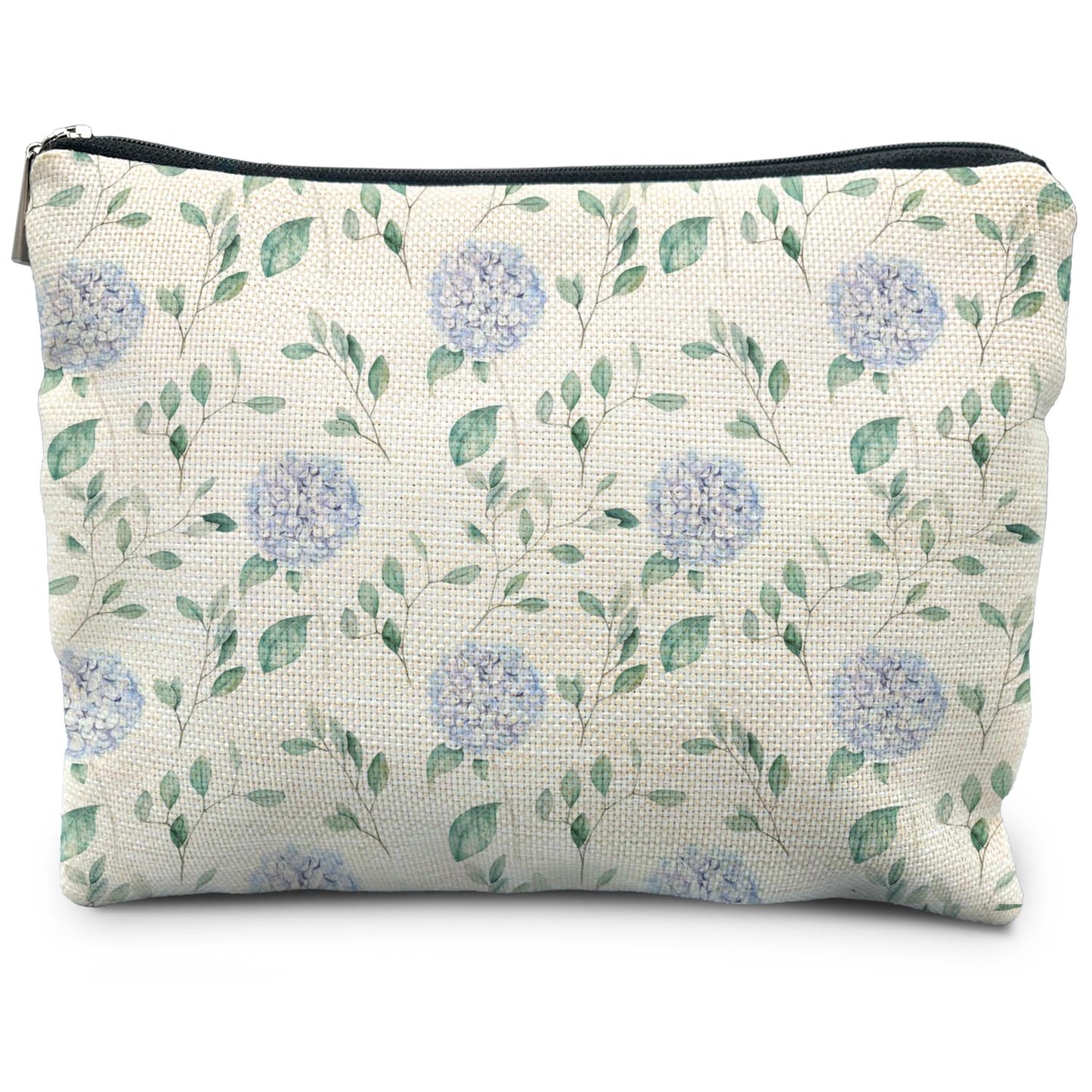 Boho Makeup Bag Gifts for Women, Sunset Leaf Aesthetic Makeup Pouch