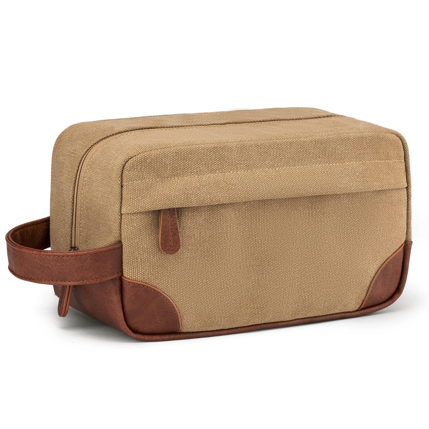 Vorspack Canvas Travel Toiletry Bag for Men, Medium, Black
