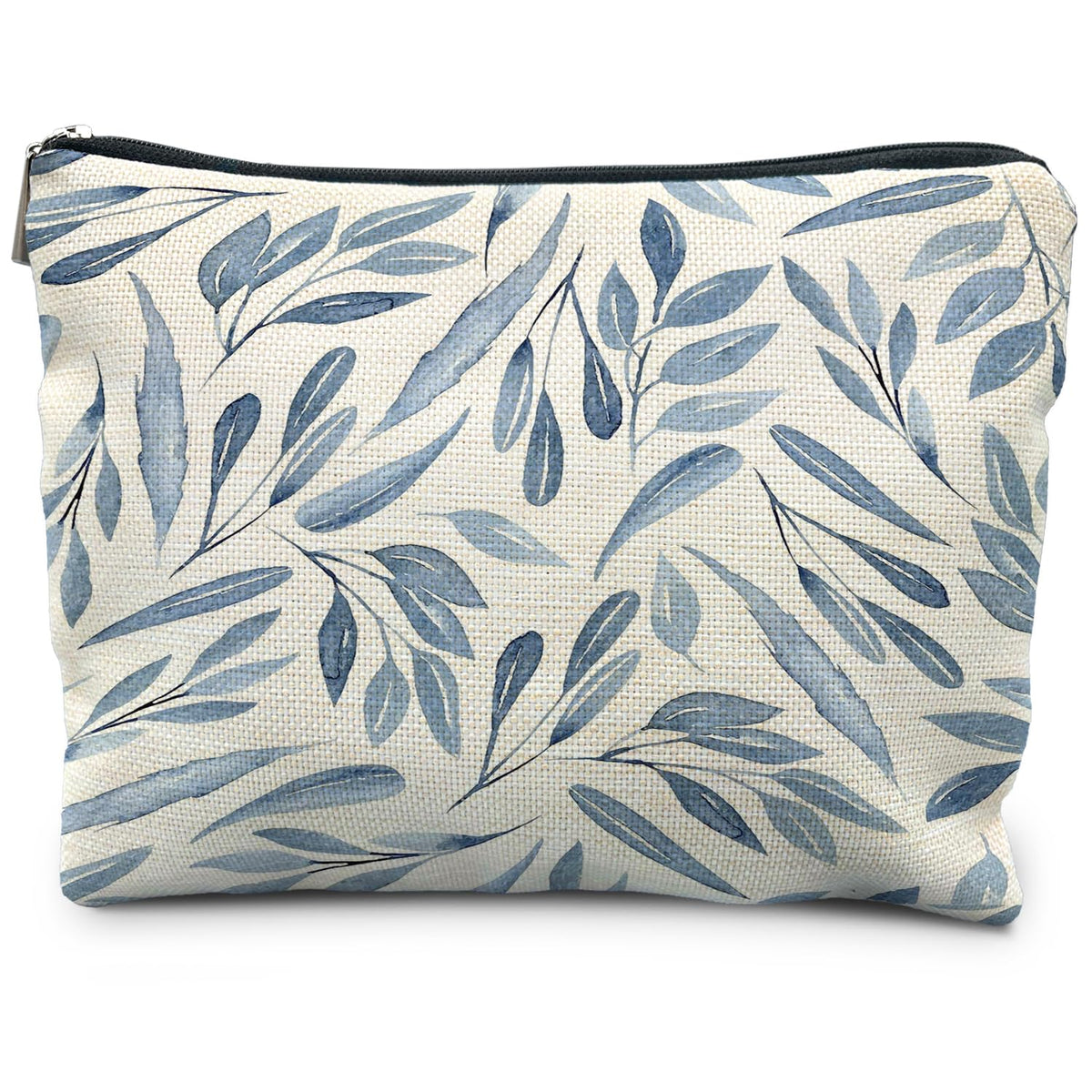 Boho Makeup Bag Gifts for Women, Sunset Leaf Aesthetic Makeup Pouch