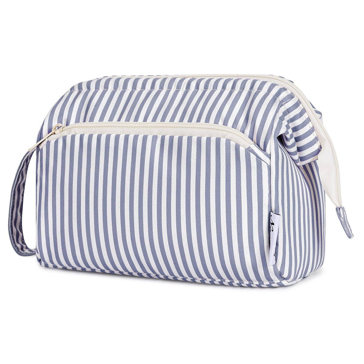 Narwey Travel Makeup Bag Toiletry Bag, Wide Open Cosmetic Bag for Women