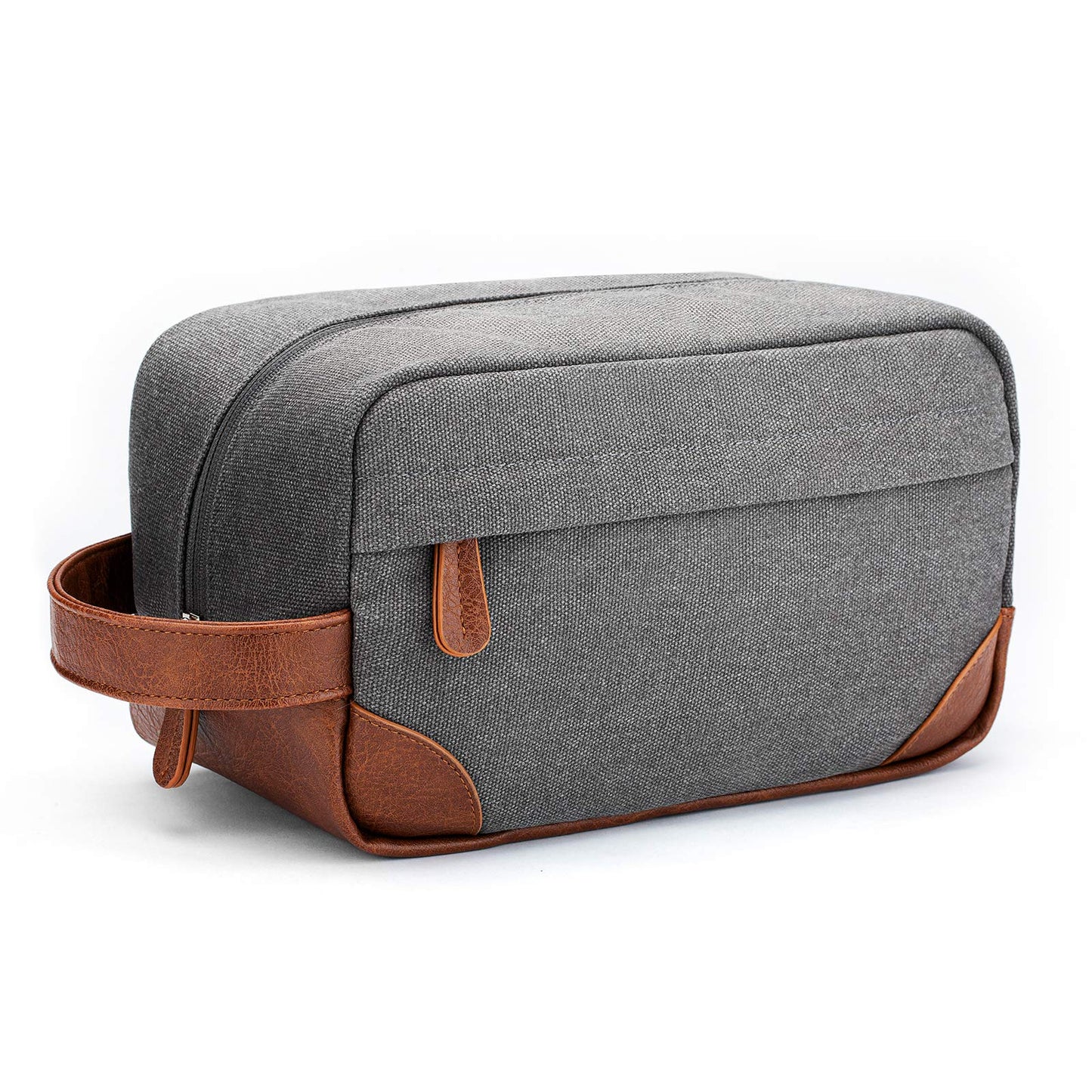 Vorspack Canvas Travel Toiletry Bag for Men, Medium, Black
