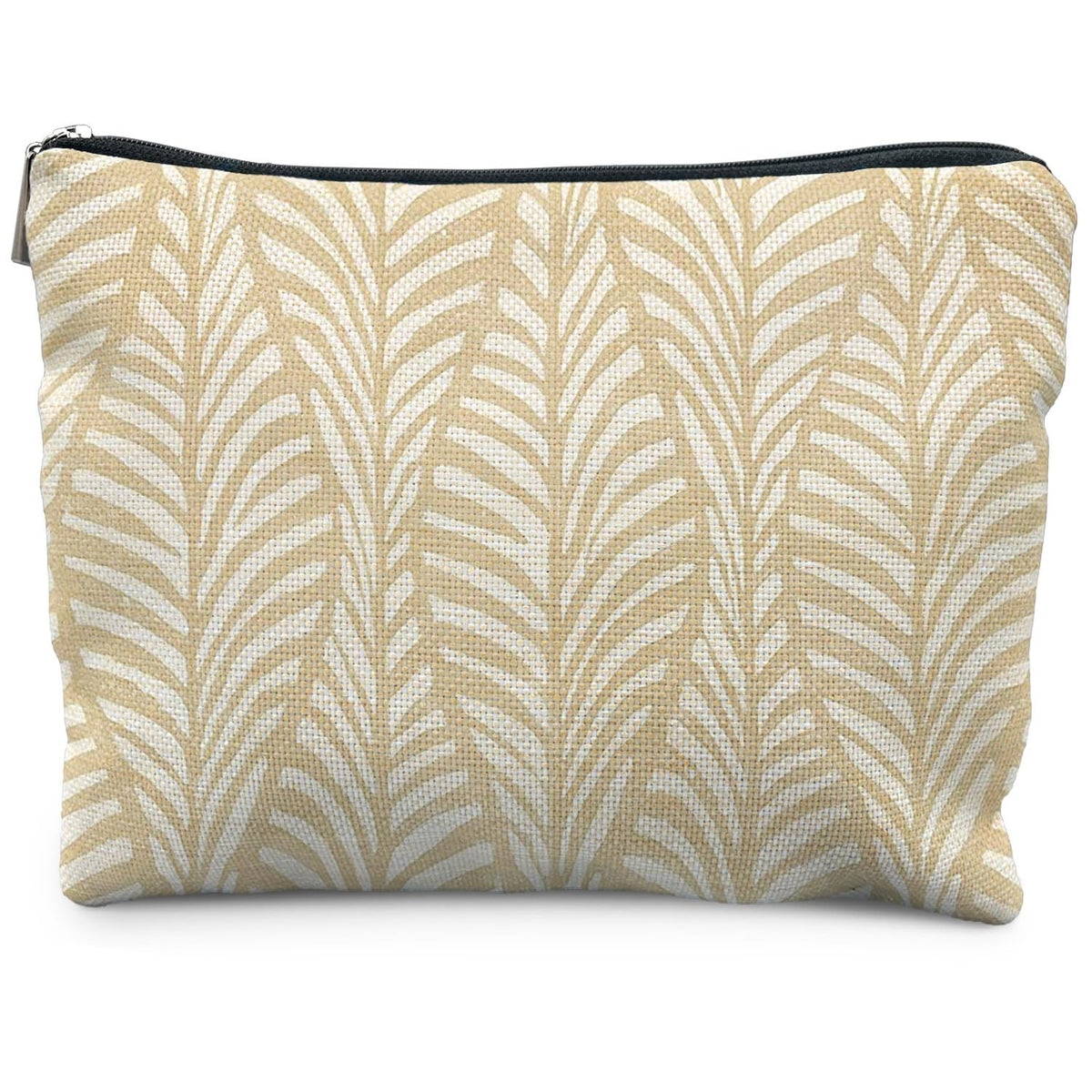 Boho Makeup Bag Gifts for Women, Sunset Leaf Aesthetic Makeup Pouch