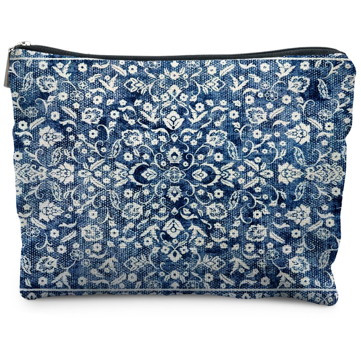 Boho Makeup Bag Gifts for Women, Sunset Leaf Aesthetic Makeup Pouch