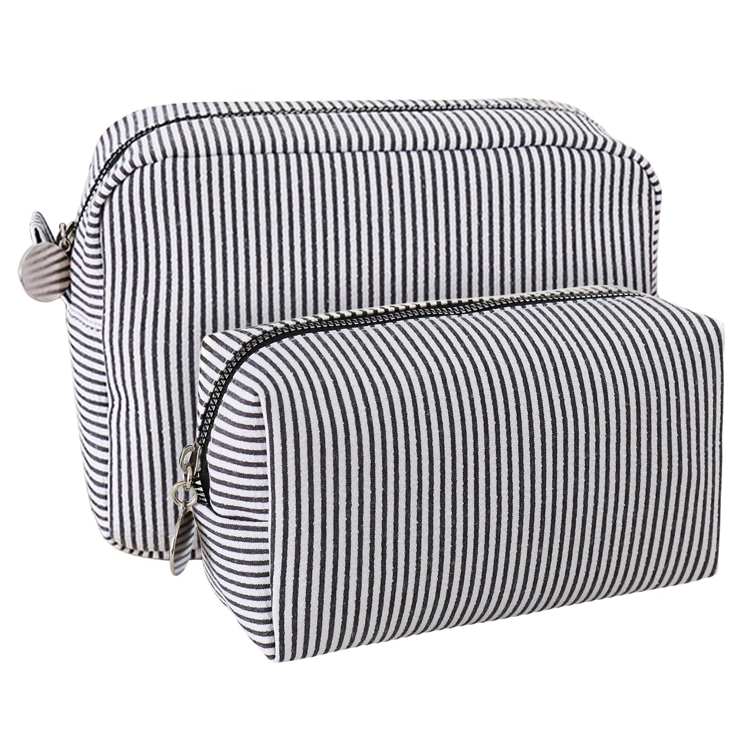 2pcs Makeup Bag Travel Toiletry Bag for Women Lightweight Make Up
