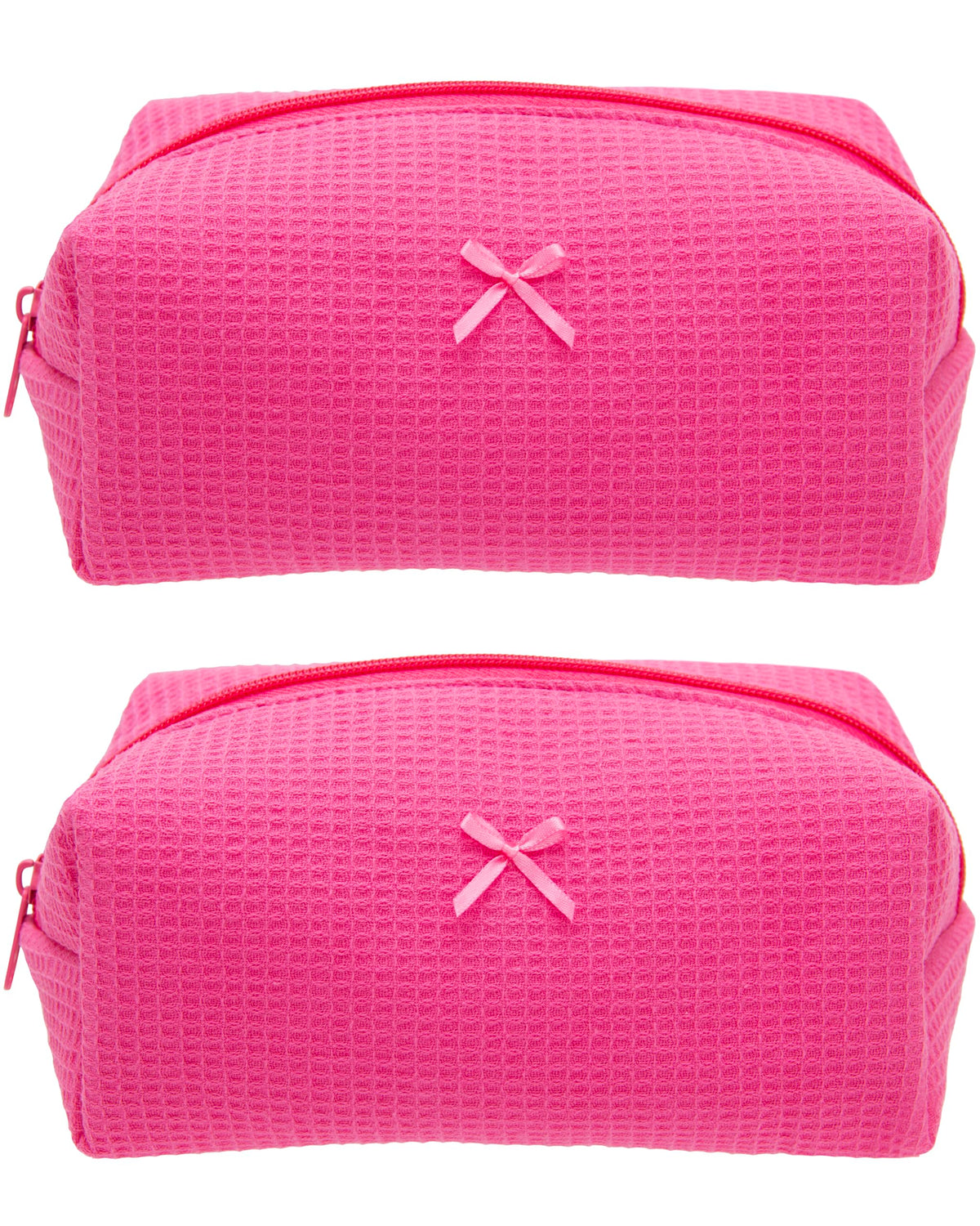 PAZIMIIK Cozy Makeup Bag for Women,Zipper Cosmetic Pouch,Stripe Blue